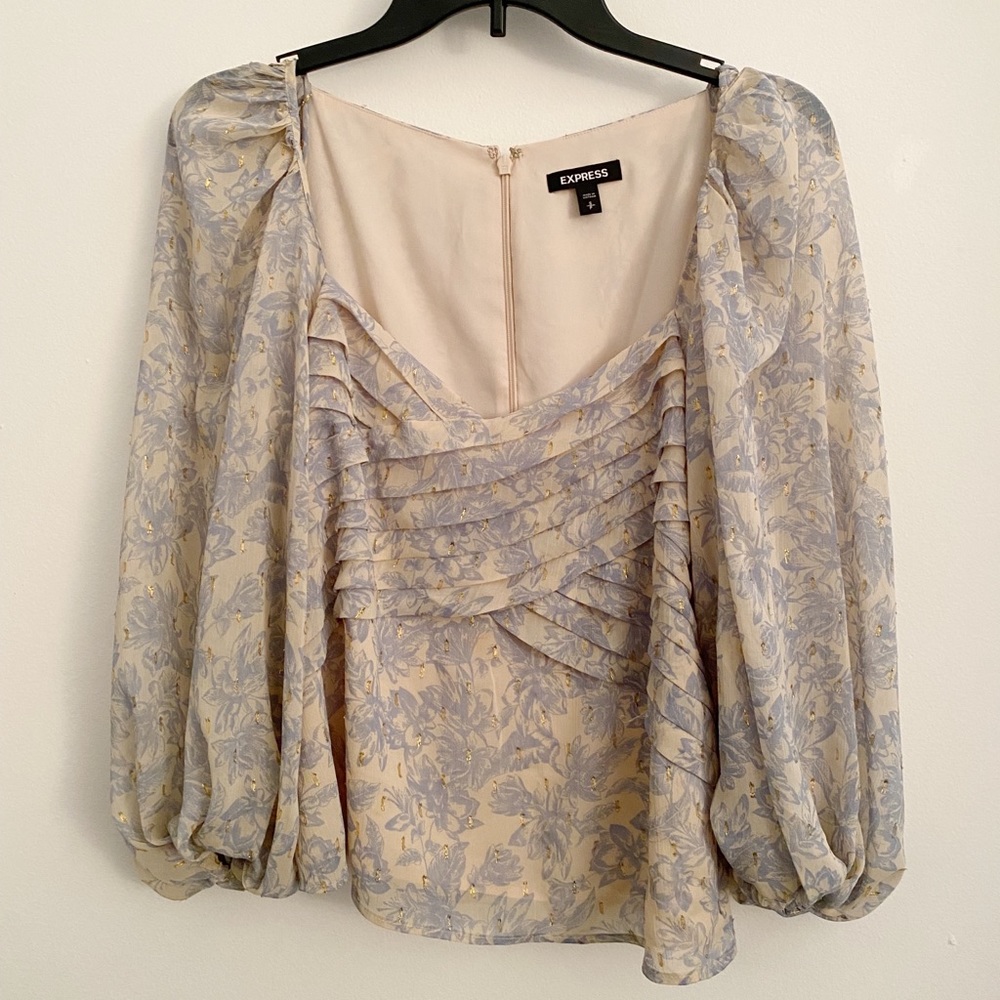 Express floral blouse